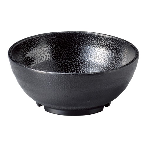 A7833-561 [M]いぶし釉 黒丸小鉢 大|業務用食器カタログ陶里30号