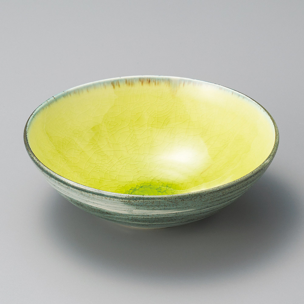 03116-431 黄緑5.6丸鉢|業務用食器カタログ陶里31号
