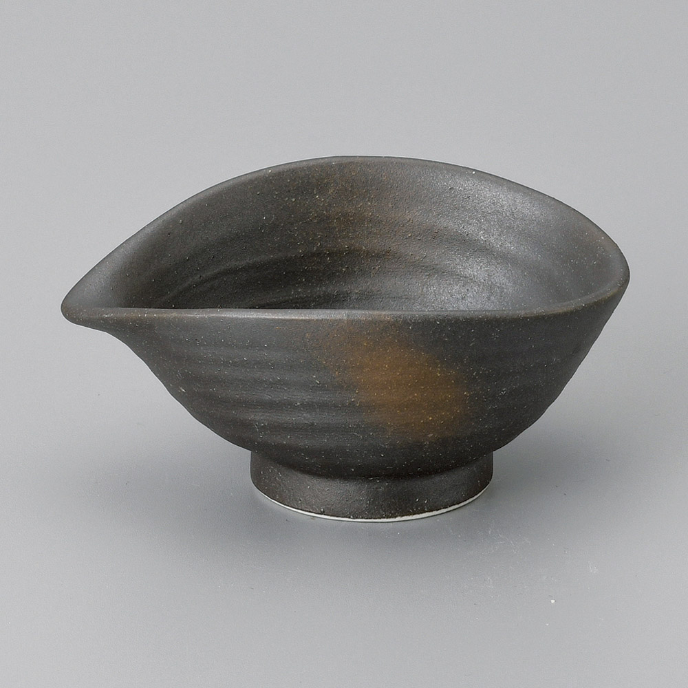 黒伊賀ねじり鉢(小) 品番09607-651  業務用食器カタログ陶里31号