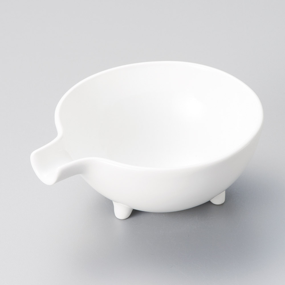 11420-461 白磁片口小鉢(中)|業務用食器カタログ陶里31号