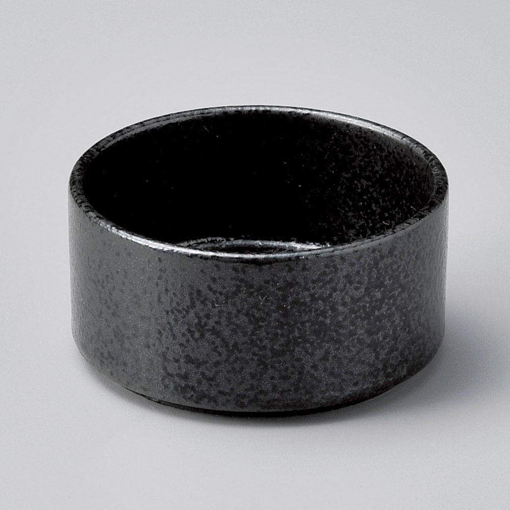 12303-081 黒結晶丸7.5㎝スタック鉢|業務用食器カタログ陶里31号