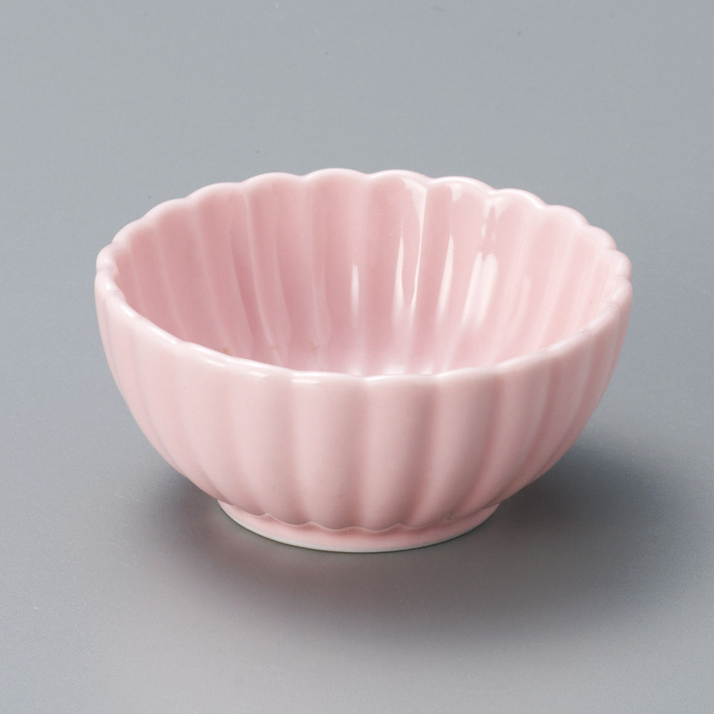 13421-191 ピンク菊型中|業務用食器カタログ陶里31号