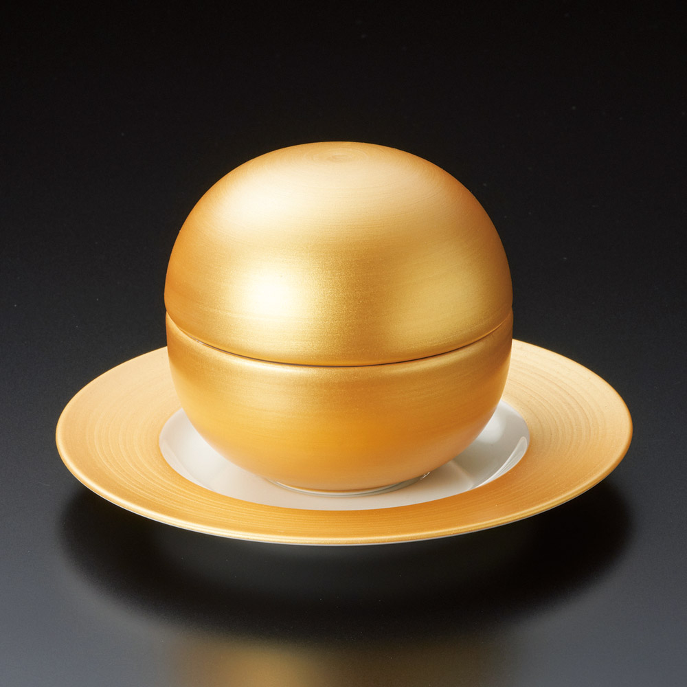 14006-291 金彩丸蓋物用皿|業務用食器カタログ陶里31号
