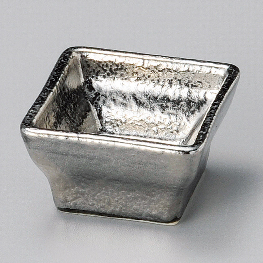 銀彩角珍味 品番16103-101 業務用食器カタログ陶里31号