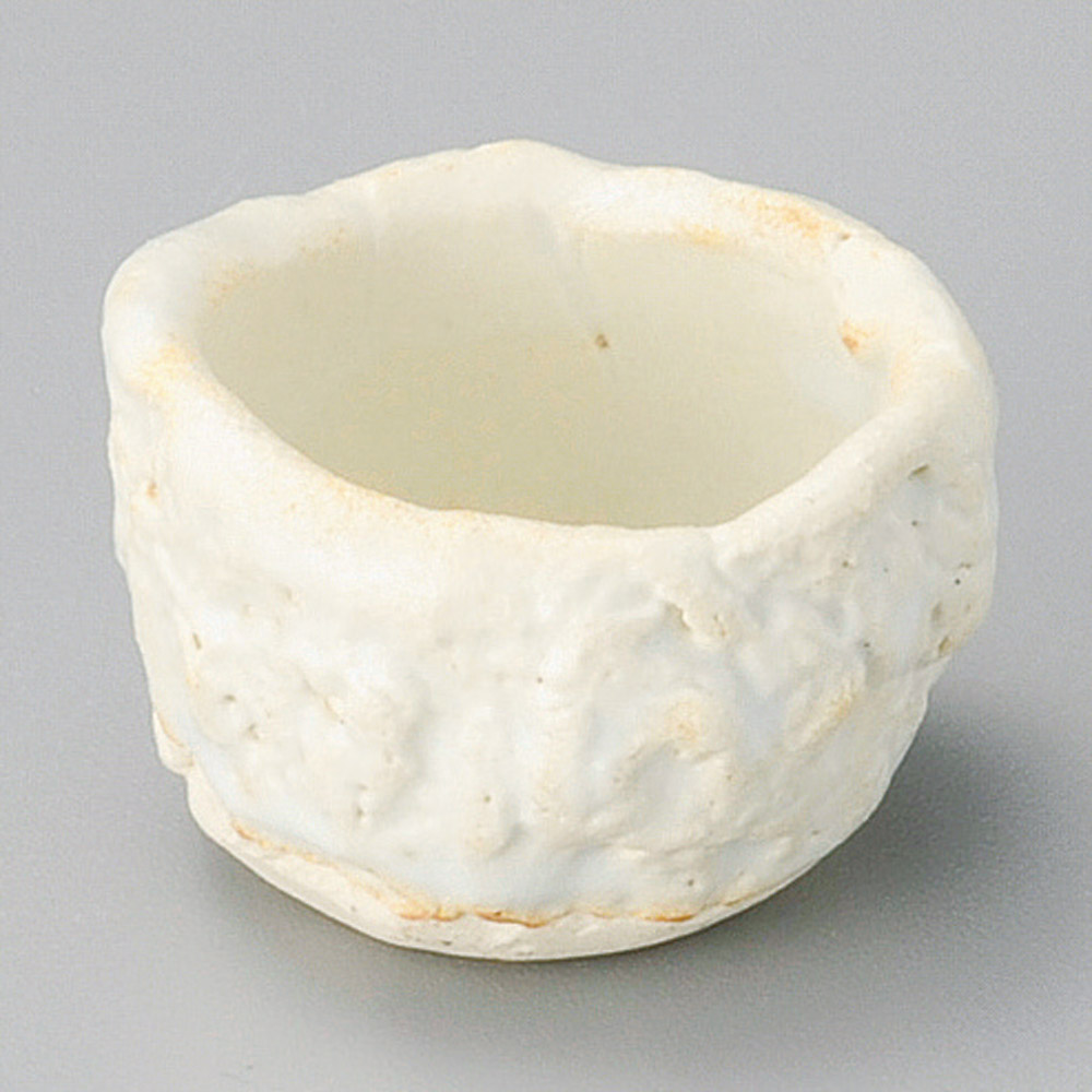 ツボ型白釉珍味 品番16112-331  業務用食器カタログ陶里31号