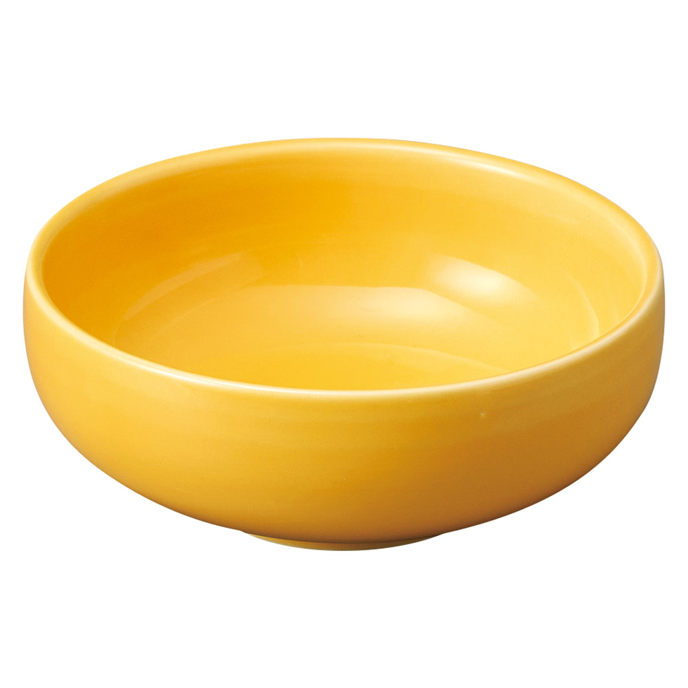 16813-031 濃黄釉鉄鉢小鉢|業務用食器カタログ陶里31号