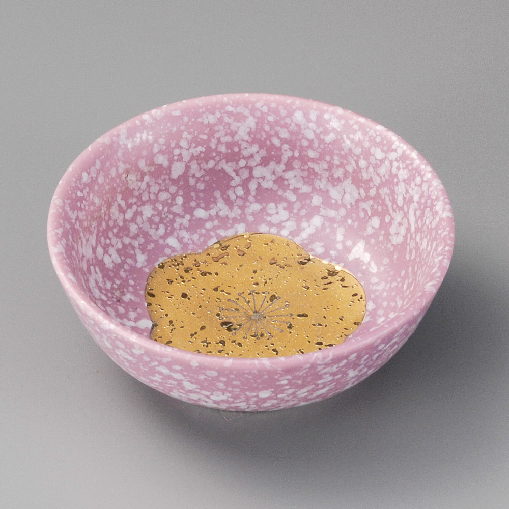 17101-181 紫釉金梅丸鉢|業務用食器カタログ陶里31号