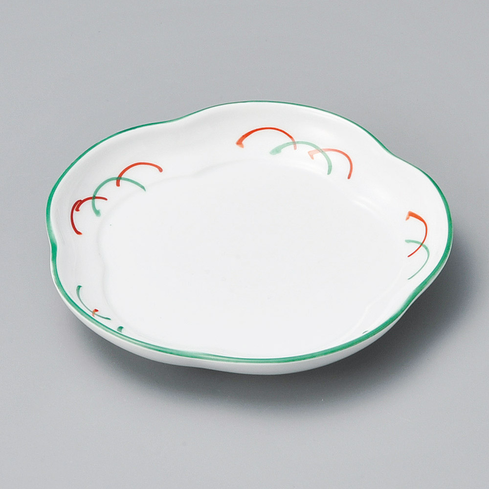 17116-511 武蔵野花丸皿|業務用食器カタログ陶里31号