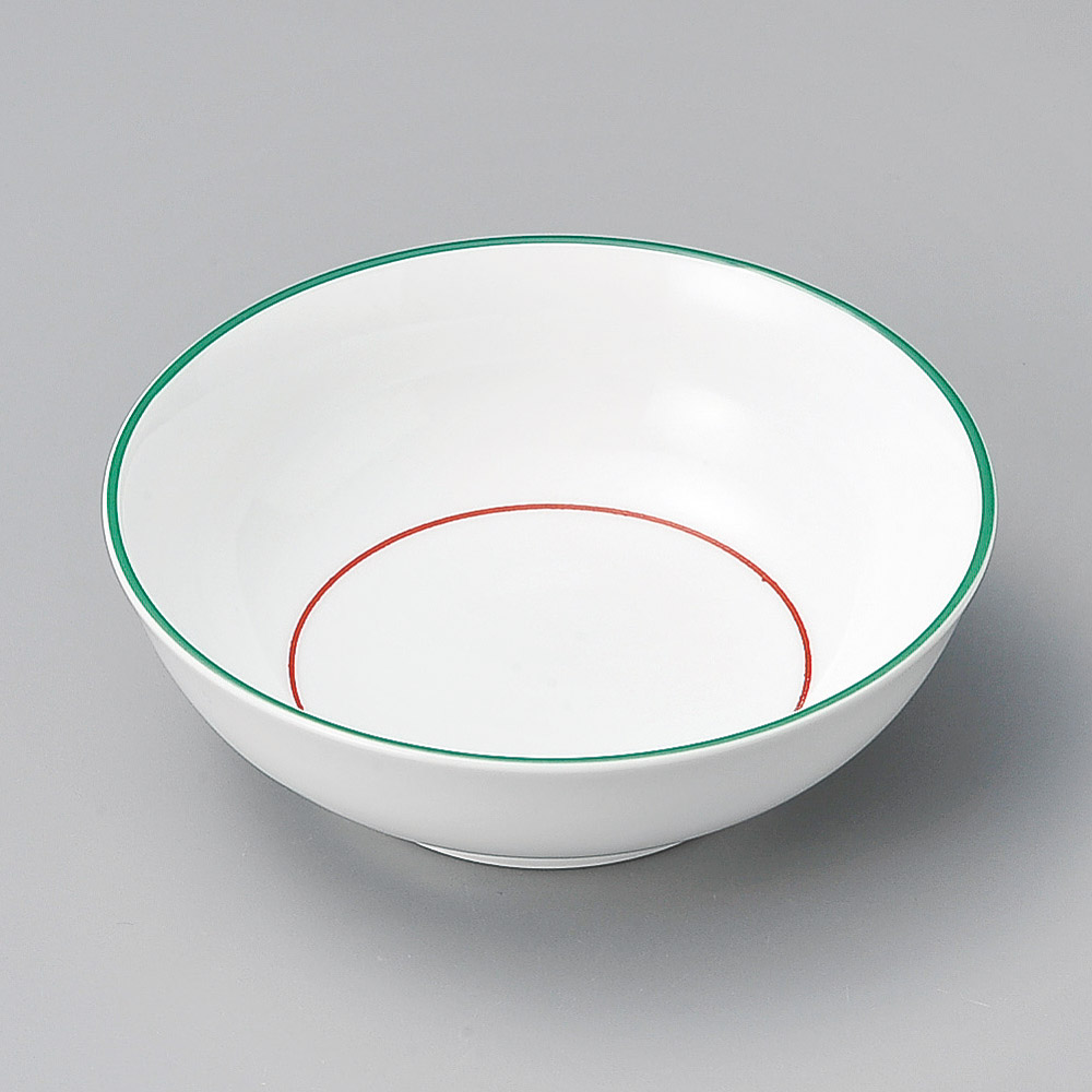 17125-511 緑彩丸型鉢|業務用食器カタログ陶里31号