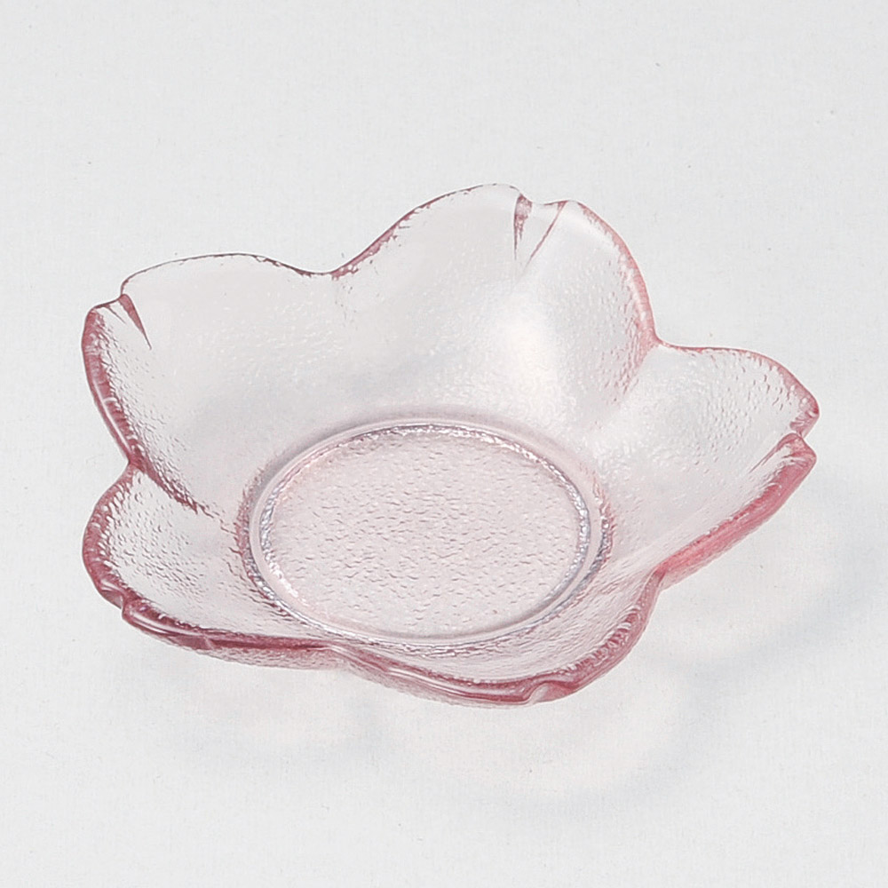 17130-461 10.5㎝さくらピンク ガラス製|業務用食器カタログ陶里31号
