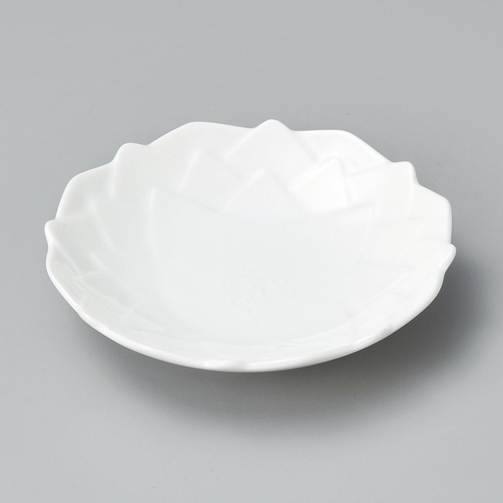 17228-461 蓮 白小皿|業務用食器カタログ陶里31号