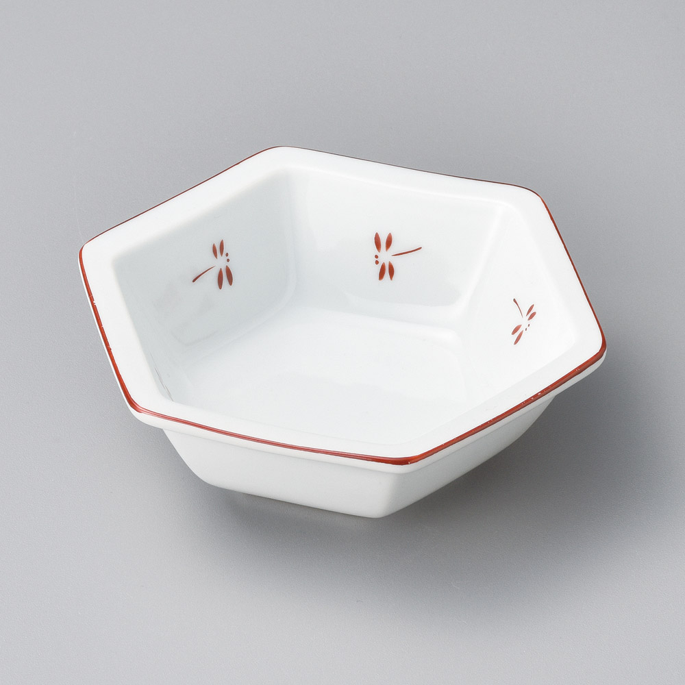 17310-341 トンボ六角鉢|業務用食器カタログ陶里31号