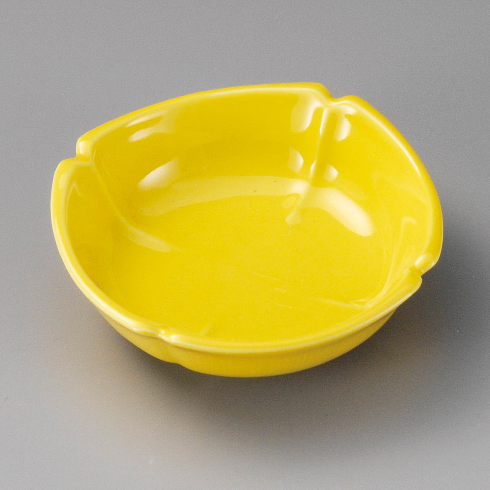 17328-311 黄スミ切浅鉢|業務用食器カタログ陶里31号