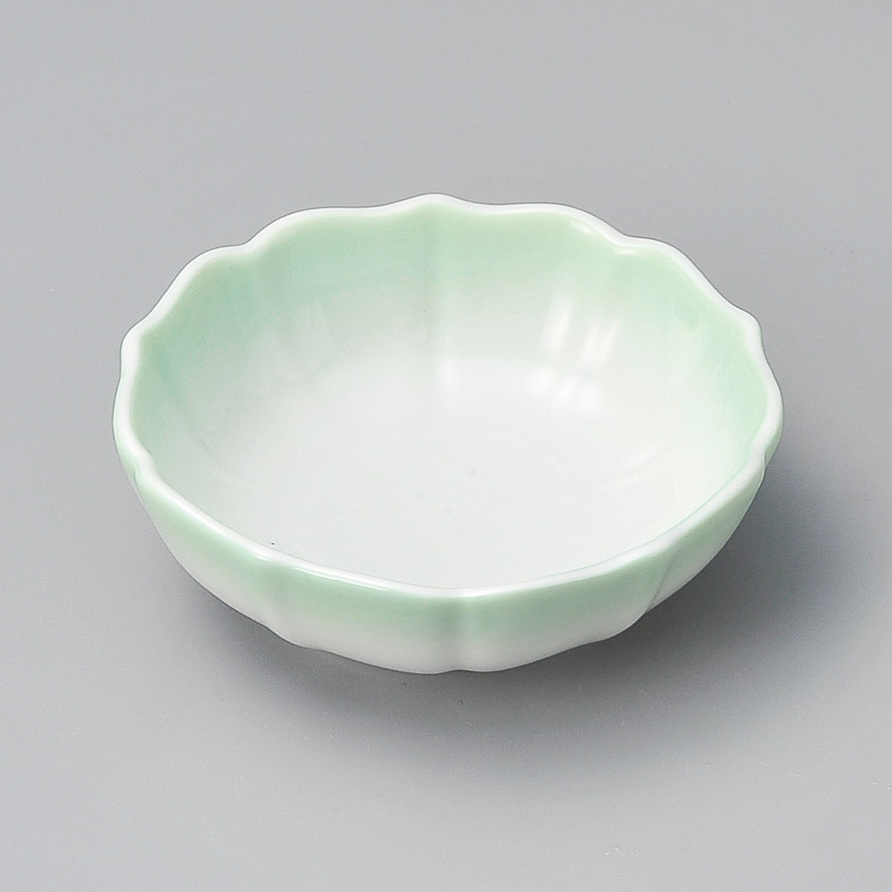17413-021 グリーン吹八重小鉢|業務用食器カタログ陶里31号