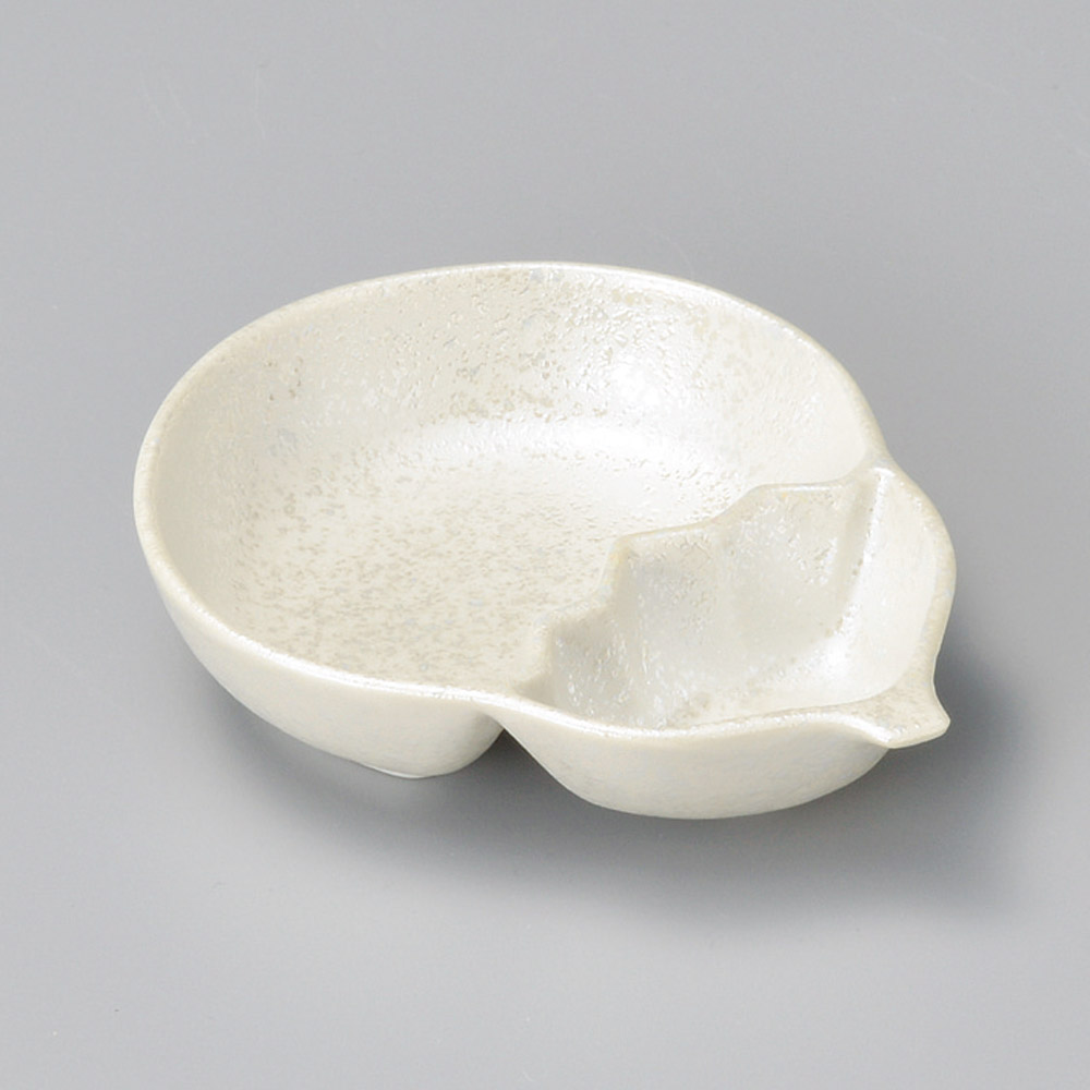 18007-051 プラチナラスター瓢仕切鉢|業務用食器カタログ陶里31号