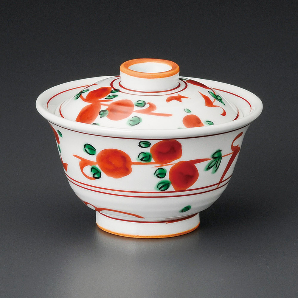 18224-471 赤絵玉花煮物碗|業務用食器カタログ陶里31号
