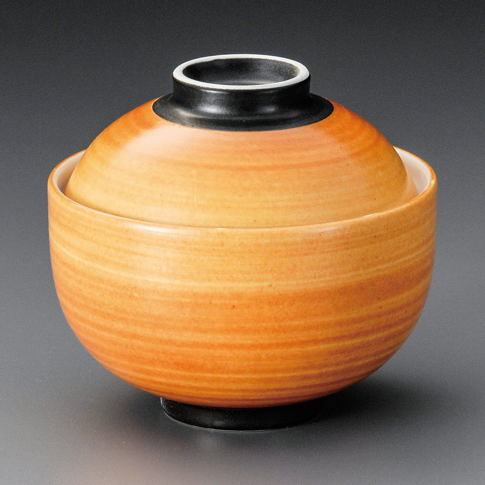 18718-051 外朱中白円菓子碗(小)|業務用食器カタログ陶里31号