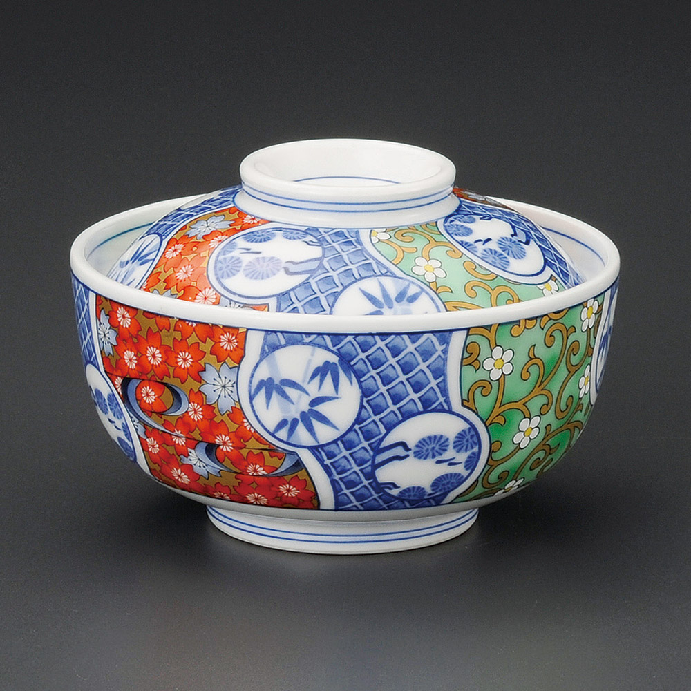 18813-531 祥瑞吉野円菓子碗|業務用食器カタログ陶里31号
