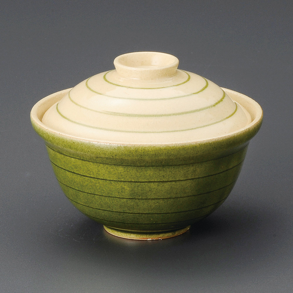 18924-131 グリーン渦福碗|業務用食器カタログ陶里31号