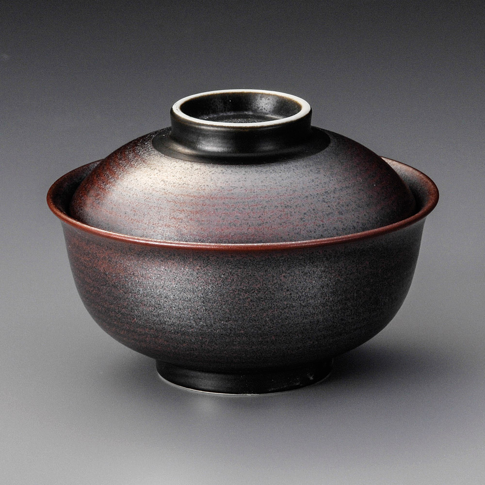 19224-051 鉄砂反型円菓子碗(小)|業務用食器カタログ陶里31号