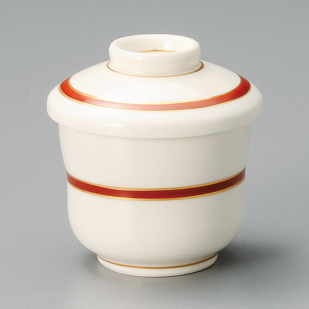 19606-291 高麗赤金筋ミニむし碗|業務用食器カタログ陶里31号