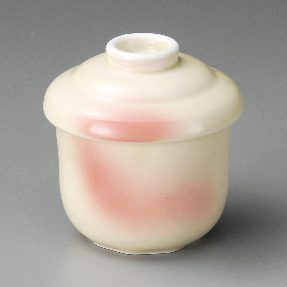 19705-151 紅ボカシ小むし碗|業務用食器カタログ陶里31号