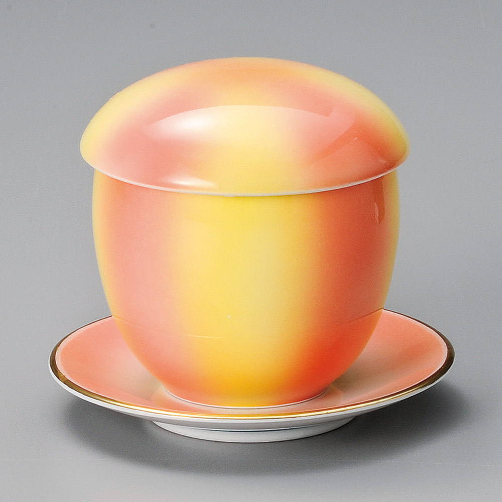 20105-651 オレンジ吹受皿|業務用食器カタログ陶里31号
