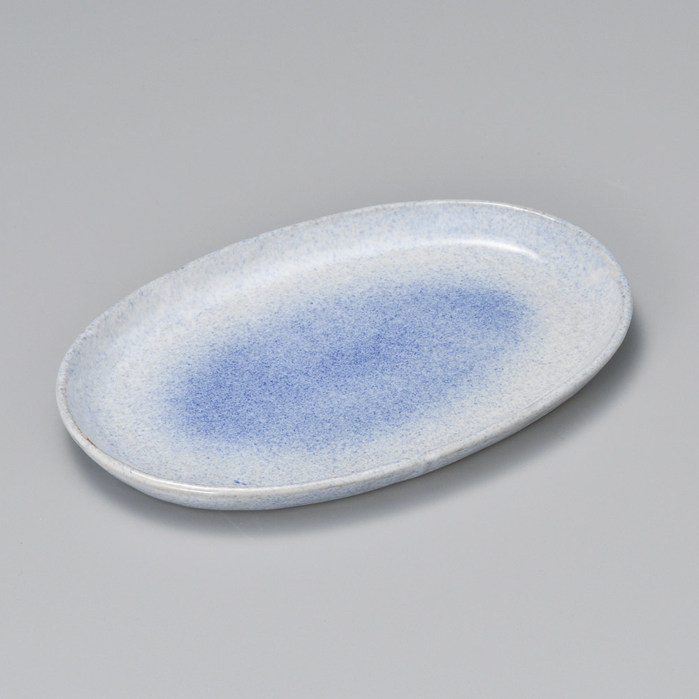24109-151 瑠璃ウノフ7.0小判皿|業務用食器カタログ陶里31号