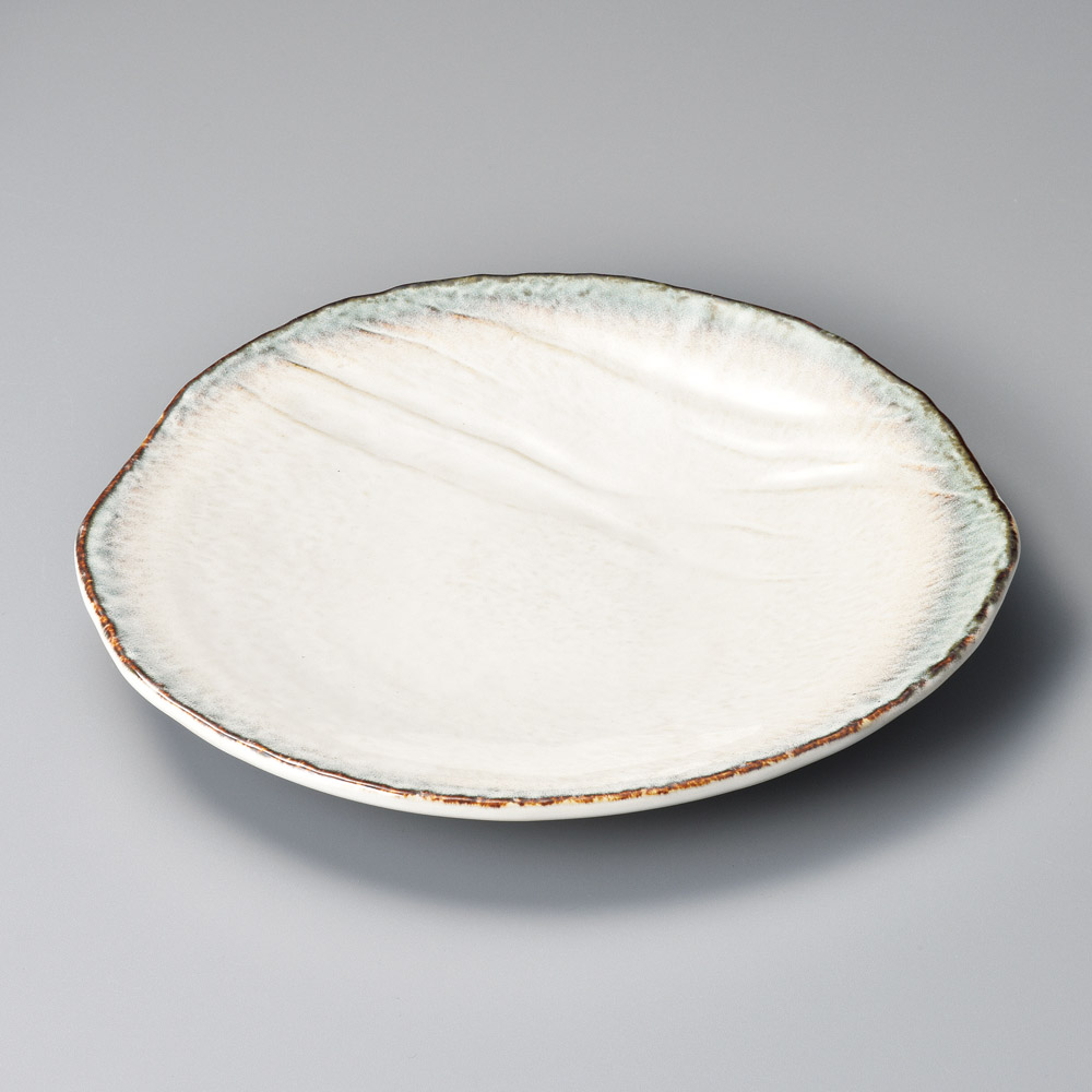 29904-101 白均窯9寸丸皿|業務用食器カタログ陶里31号