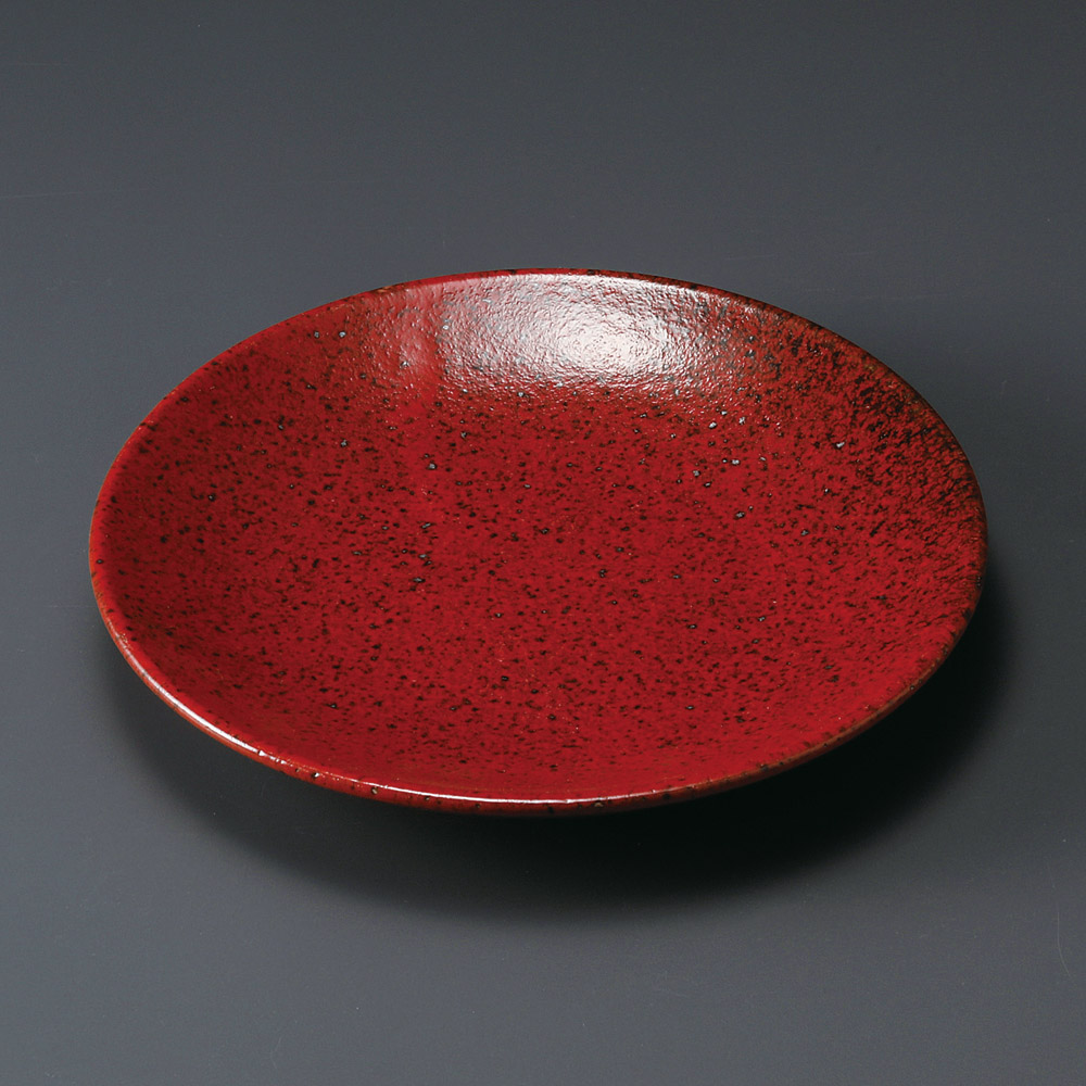 31210-021 赤結晶マグマ7.0皿|業務用食器カタログ陶里31号