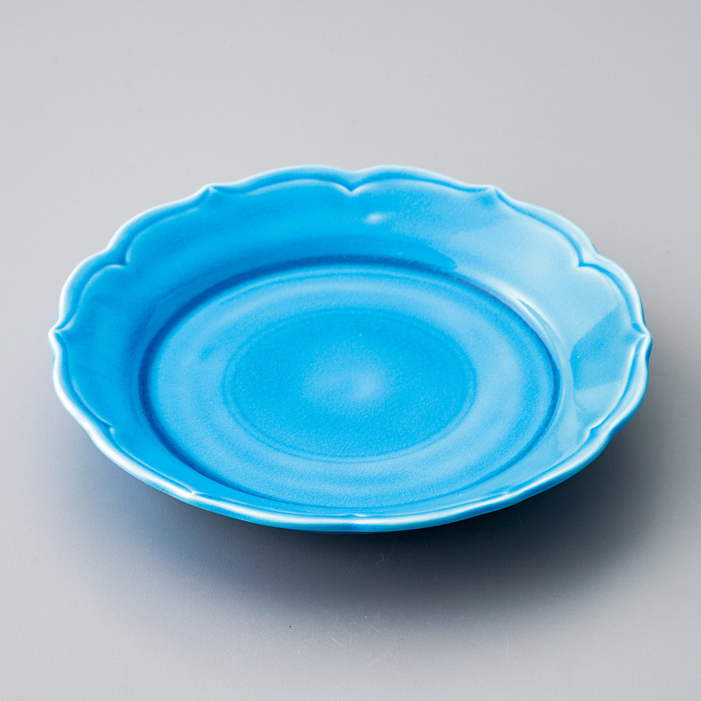 31802-471 トルコ交趾輪花6.0皿皿|業務用食器カタログ陶里31号