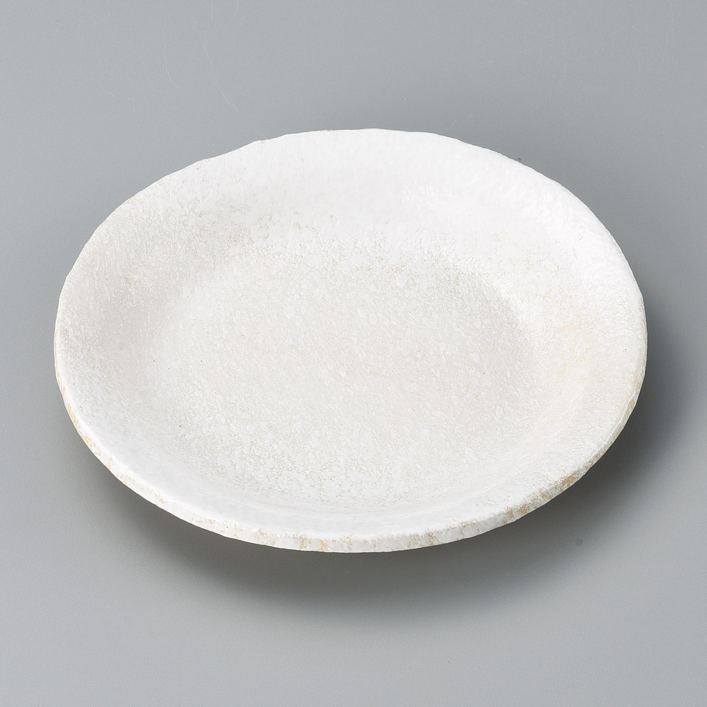 31812-321 白吹雪布目7.0丸皿|業務用食器カタログ陶里31号