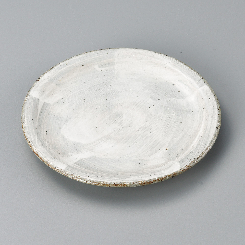 31820-251 白刷毛たたき6.0皿|業務用食器カタログ陶里31号