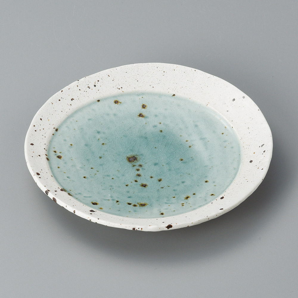 31919-161 湖水グリーン16㎝丸皿|業務用食器カタログ陶里31号