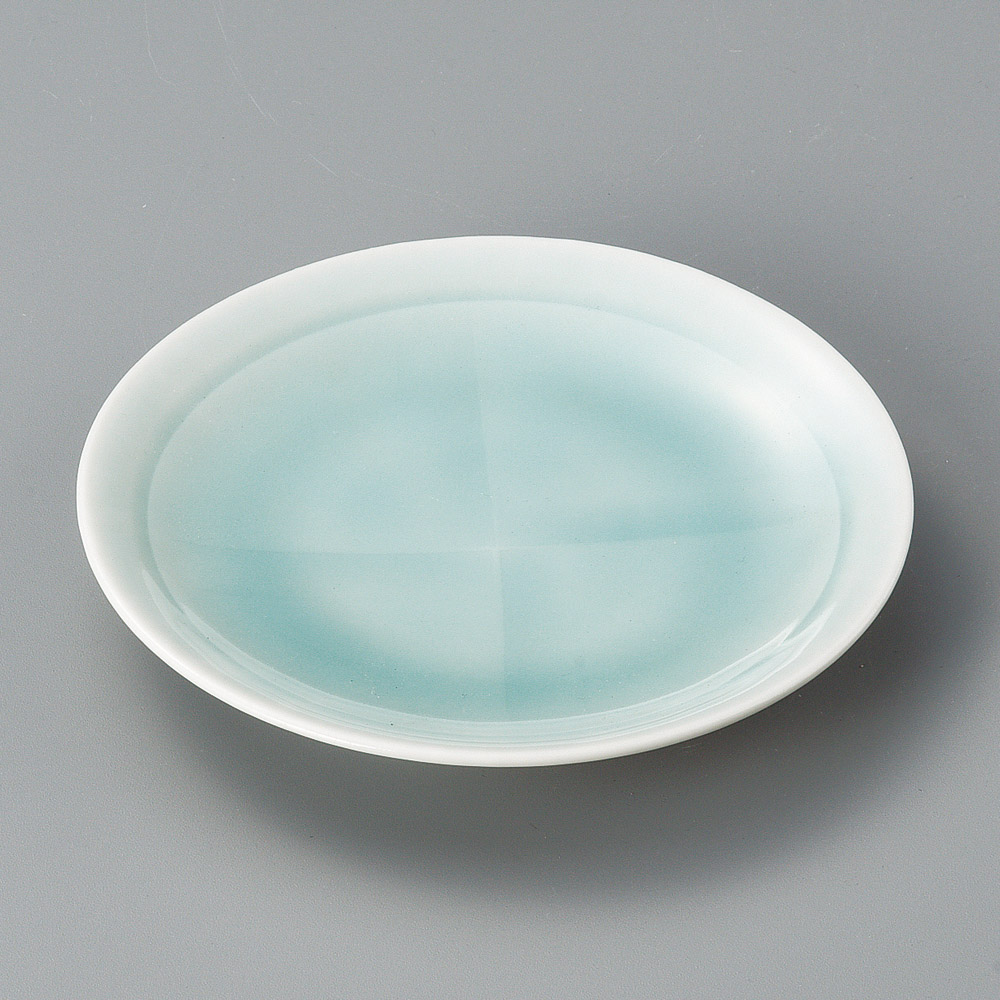 32316-051 十字青白磁4.0皿|業務用食器カタログ陶里31号