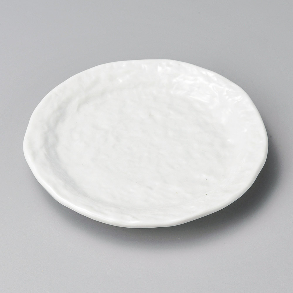 32418-641 白荒石目17㎝丸皿|業務用食器カタログ陶里31号