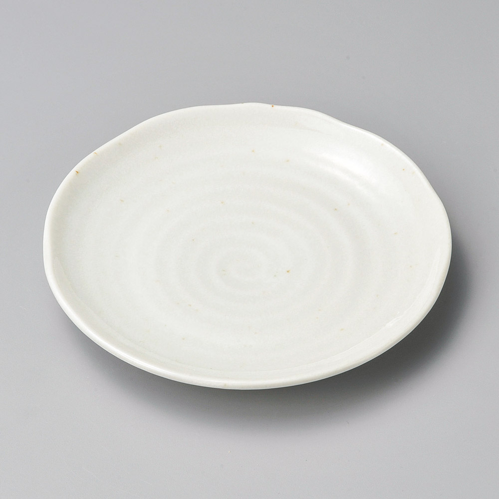 32629-021 粉引釉5.0皿|業務用食器カタログ陶里31号