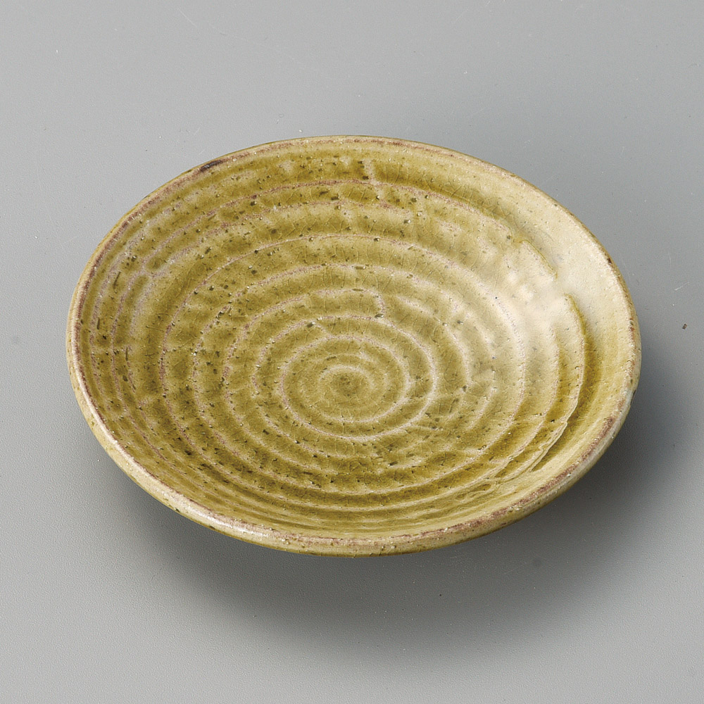 33202-081 灰釉古代丸4.5皿|業務用食器カタログ陶里31号