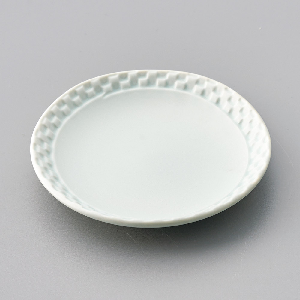 33329-491 パステルブルー4.0皿|業務用食器カタログ陶里31号
