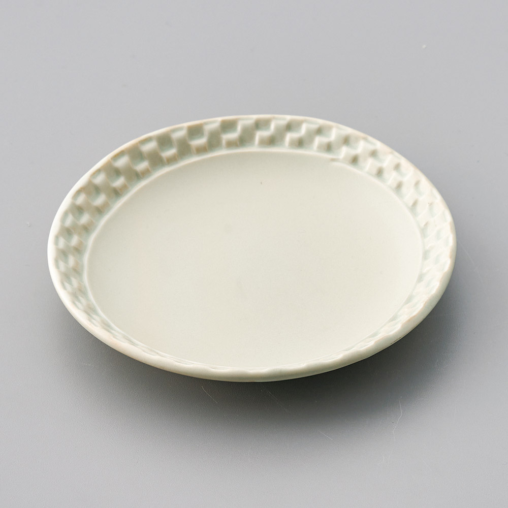 33330-491 パステルグリーン4.0皿|業務用食器カタログ陶里31号