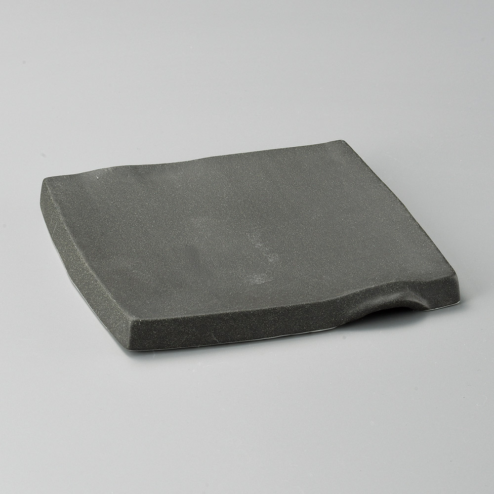 35716-051 黒マットまな板角皿(小)|業務用食器カタログ陶里31号