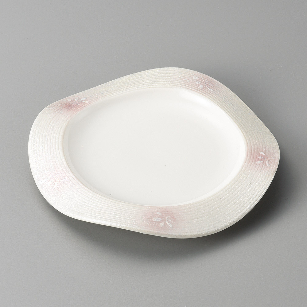 39604-181 ピンクボカシラスター和皿|業務用食器カタログ陶里31号