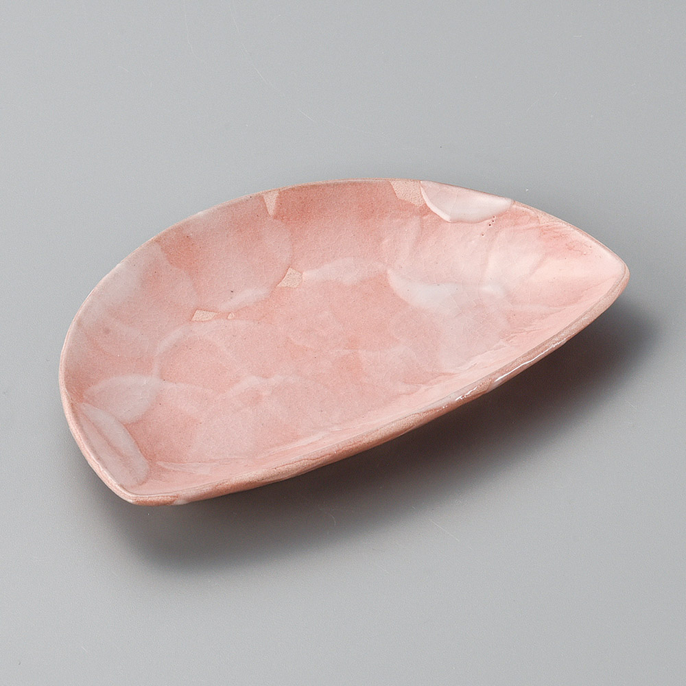 39816-031 桜刷毛半月小皿|業務用食器カタログ陶里31号