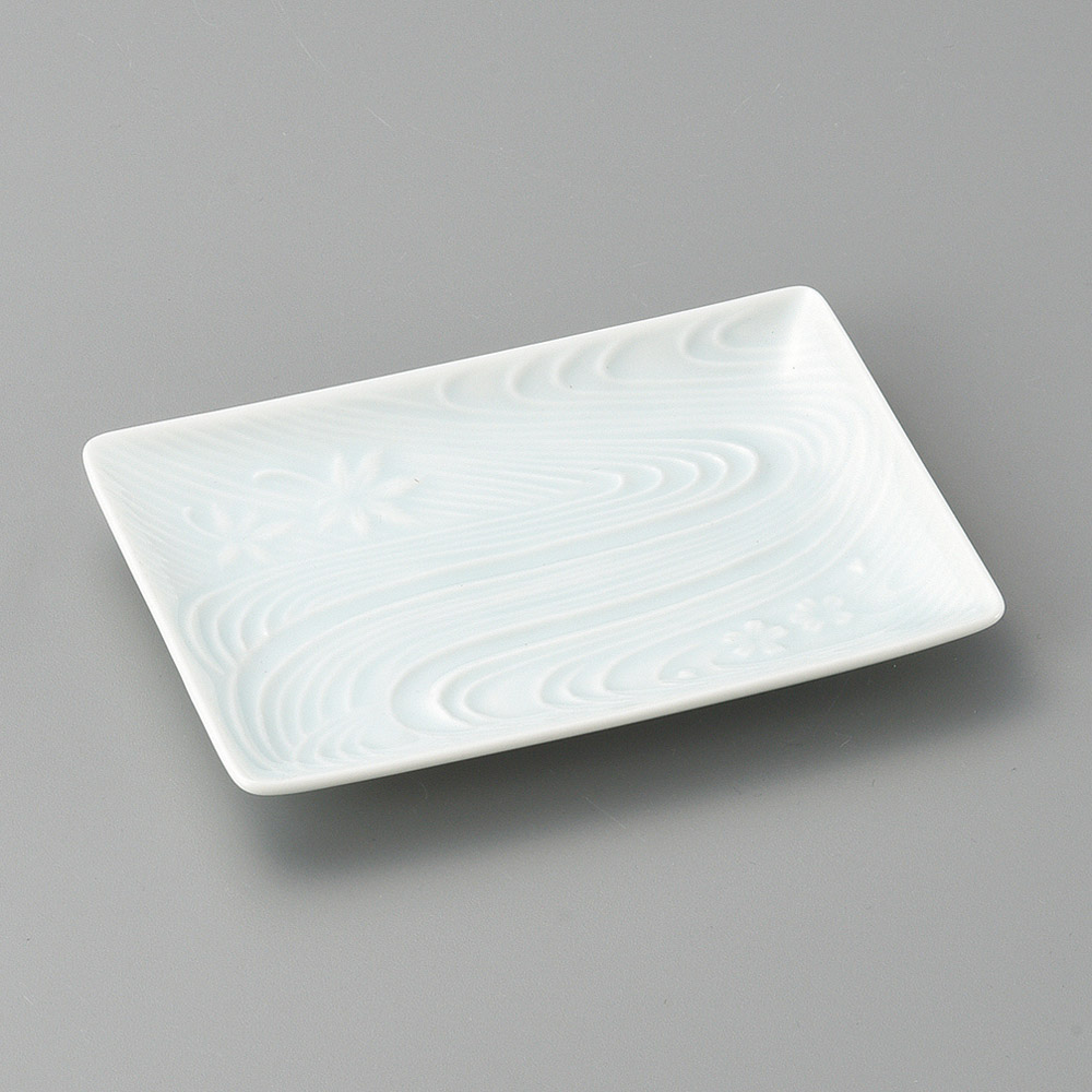 40403-331 青白磁清流角銘々皿|業務用食器カタログ陶里31号