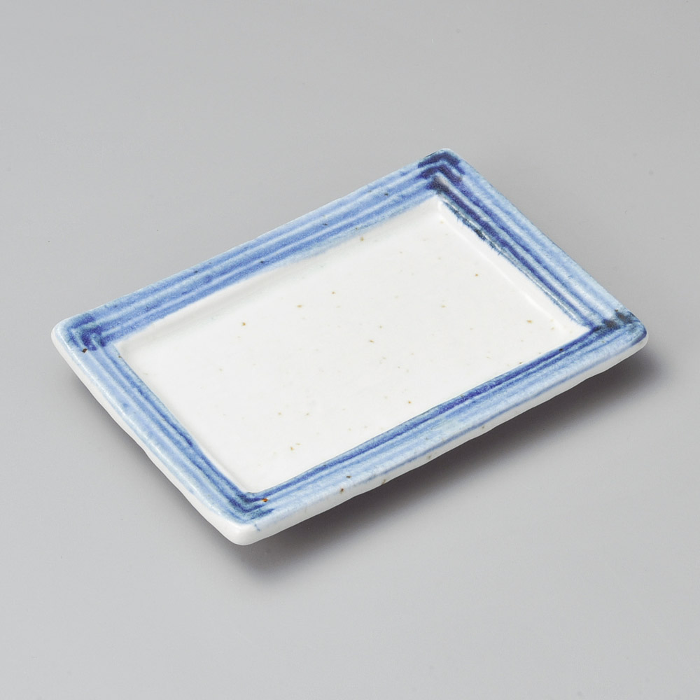 40413-491 灰白ゴスリム型のり皿|業務用食器カタログ陶里31号
