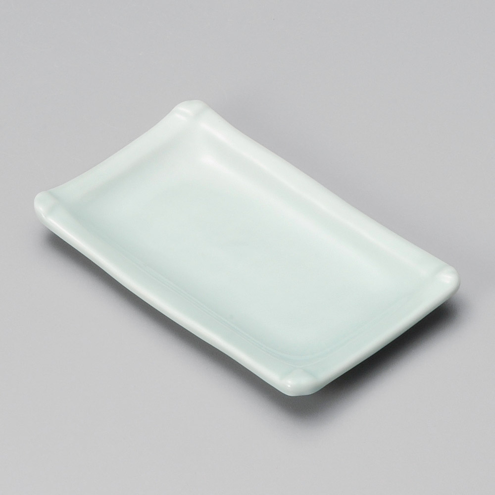 40721-541 青磁折紙のり皿|業務用食器カタログ陶里31号