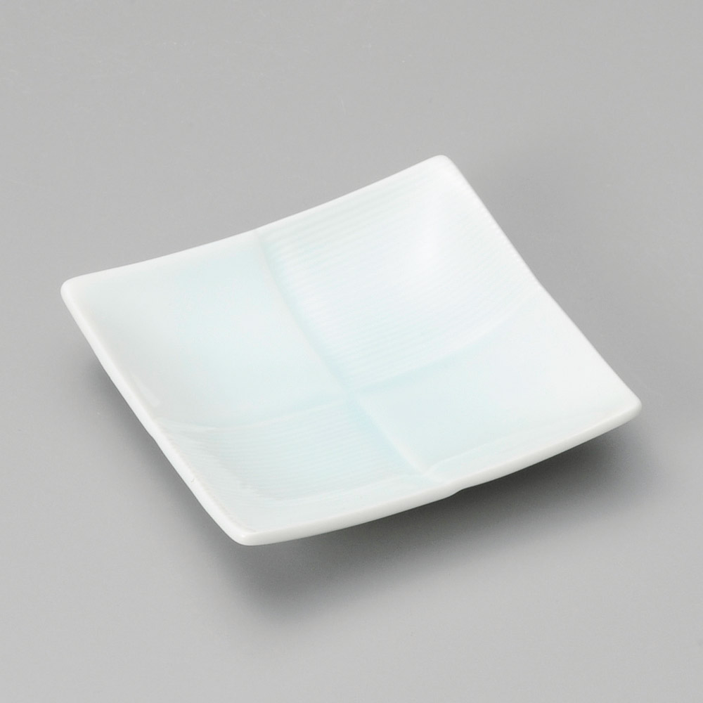 40822-471 青白磁市松正角皿|業務用食器カタログ陶里31号