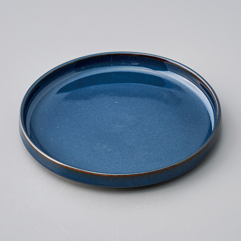 41253-021 JMスタイル21㎝浅型スタックプレート ブルー|業務用食器カタログ陶里31号