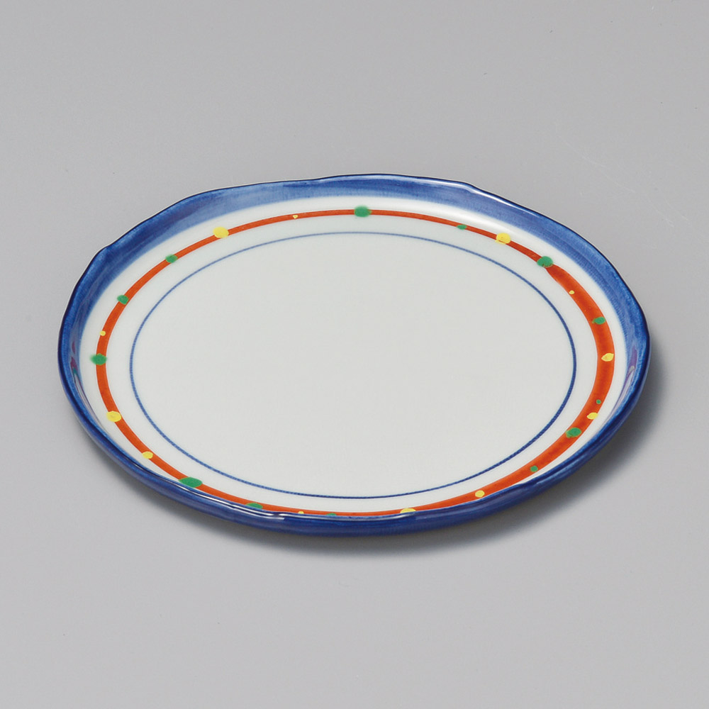 41505-321 新珠(あらたま)5.0丸皿|業務用食器カタログ陶里31号
