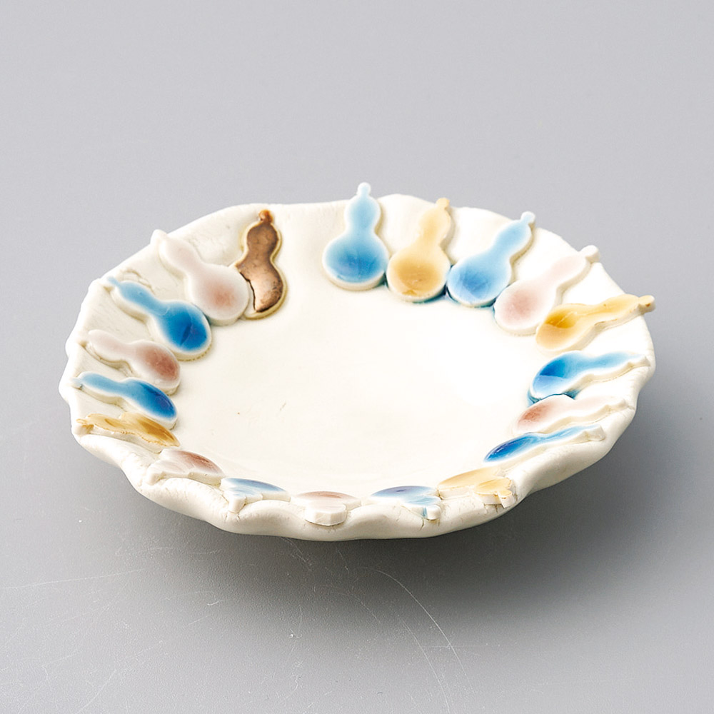 42203-301 彩瓢くすぐる皿|業務用食器カタログ陶里31号